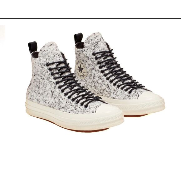 Converse Boucle Wool Chuck Taylor Hi 70' White/Black-egret - Picture 1 of 8
